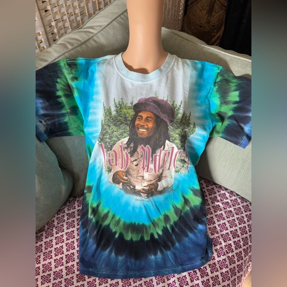 Bob Marley “Field of Dreams” tie dye t shirt. Size L. Vintage!